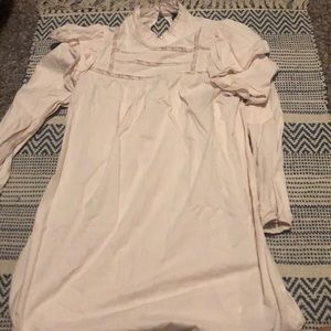 Pastel pink babydoll dress